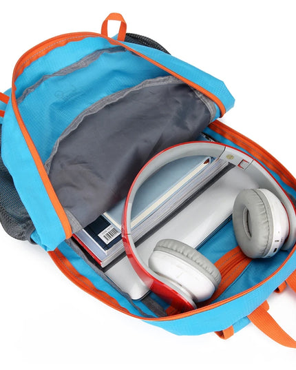 Rolltop Rucksack Blau – Faltbar & Leicht