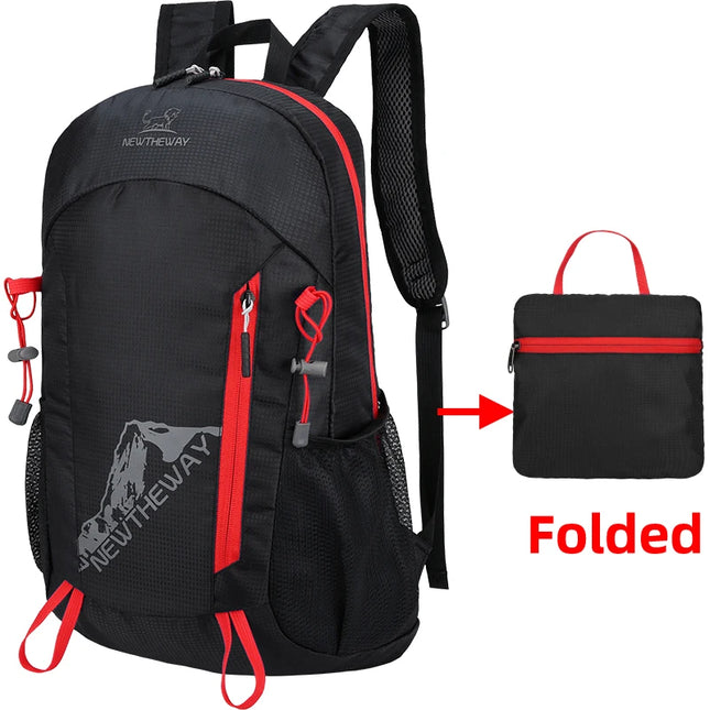 Rolltop Rucksack Schwarz – Der Klassiker