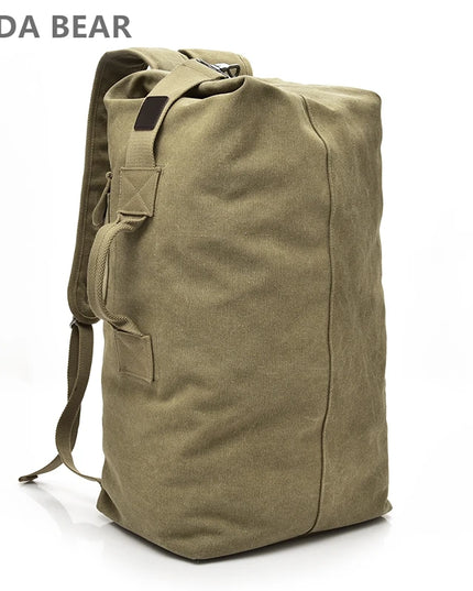 Dein lässiger Rolltop Rucksack Herren Canvas