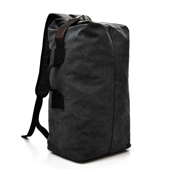 Dein lässiger Rolltop Rucksack Herren Canvas