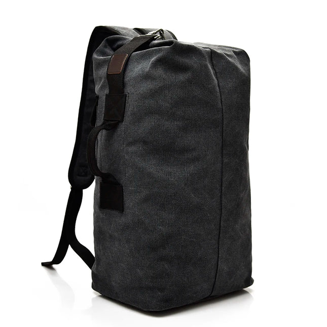 Dein lässiger Rolltop Rucksack Herren Canvas