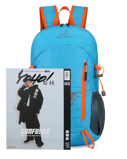 Rolltop Rucksack Orange Faltbar