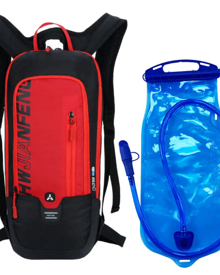 Rolltop Rucksack Wasserdicht Rot Mit Blase