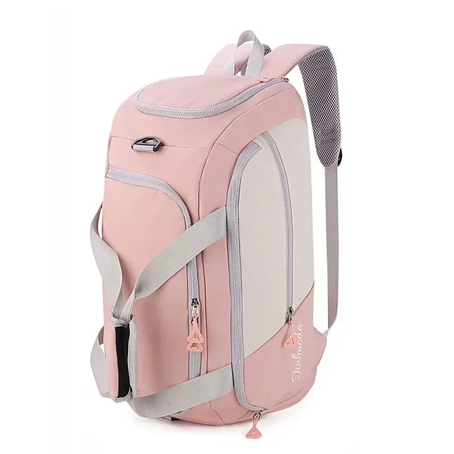 Rolltop Rucksack Wasserdicht Damen Pink –