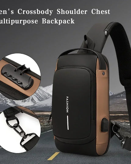 Rolltop Rucksack Herren Grau – Urban Style