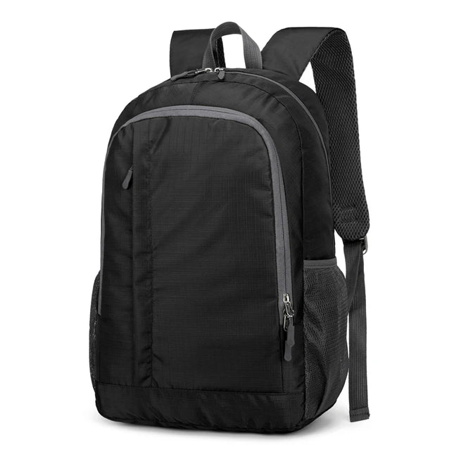 Rolltop Rucksack Schwarz – Dein faltbarer