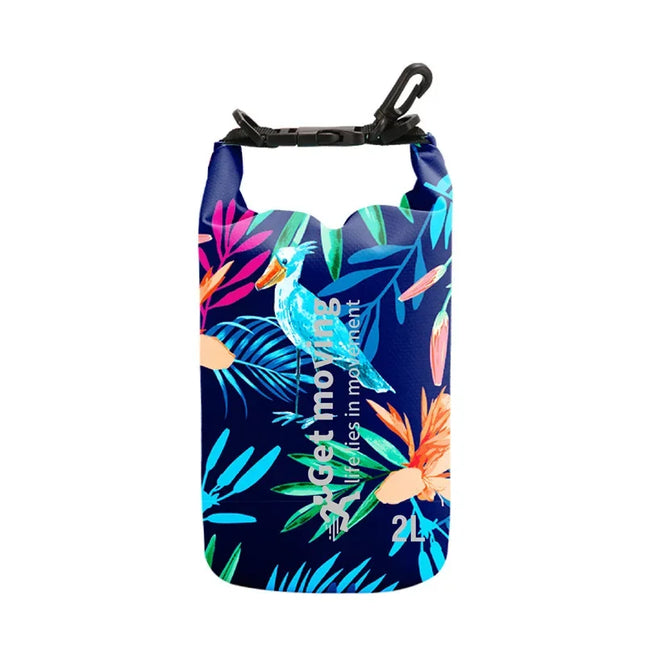 Rolltop Rucksack Wasserdicht Damen Blau –
