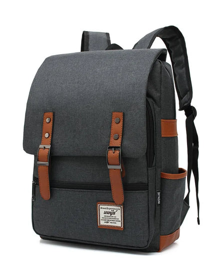 Rolltop Rucksack Grau – Dein