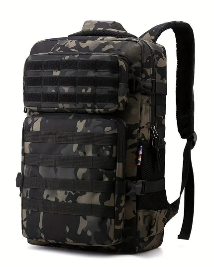 Rolltop Rucksack Herren Braun Camouflage