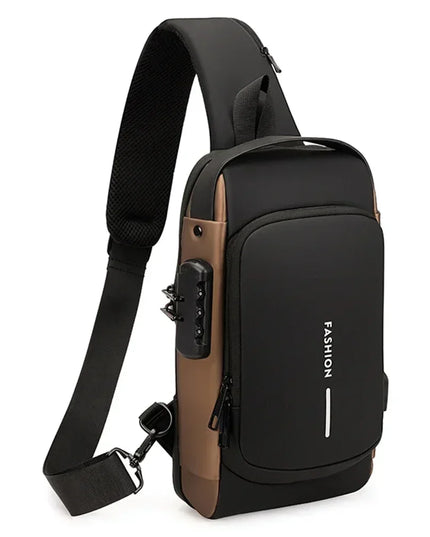 Rolltop Rucksack Herren Braun Multifunktional