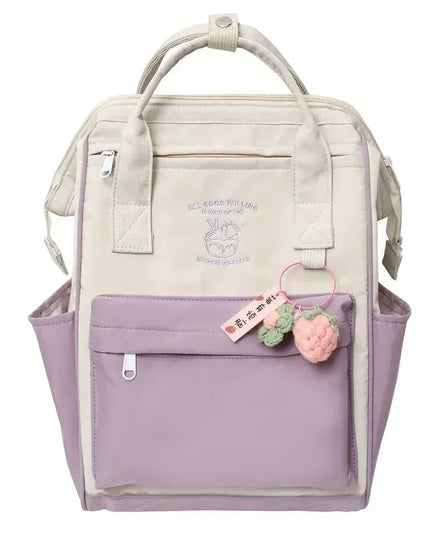 Rolltop Rucksack Wasserdicht Damen Lila
