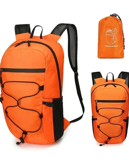 Rolltop Rucksack Wasserdicht Damen Orange