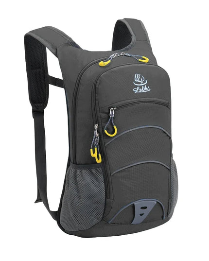 Rolltop Rucksack Wasserdicht Grau Leicht