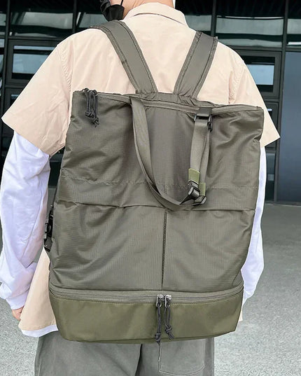 Rolltop Rucksack Wasserdicht Gruen – Flexibel