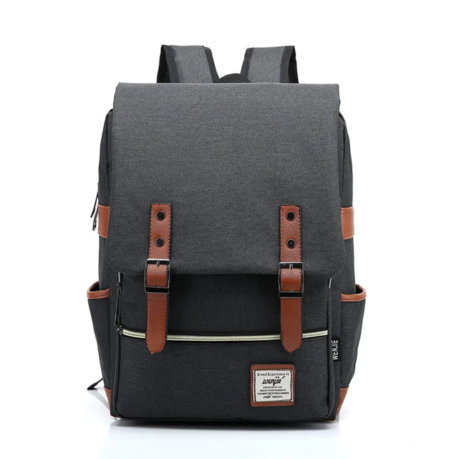 Vintage Rolltop Rucksack für Laptop &