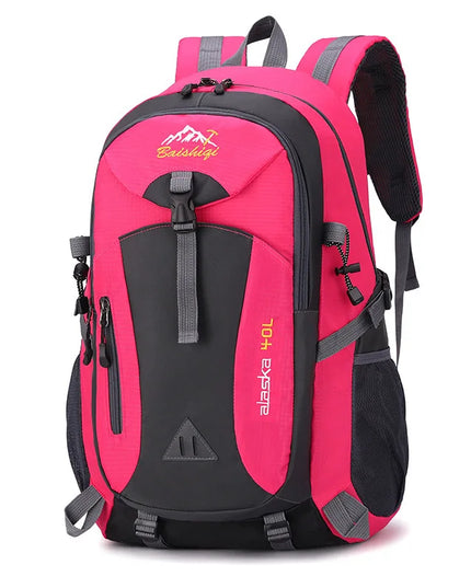 Rolltop Rucksack Wasserdicht Damen Pink 40L