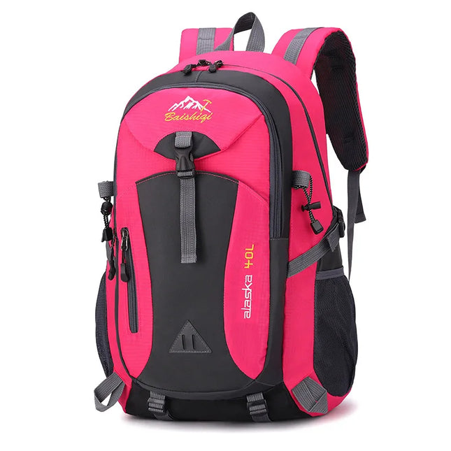 Rolltop Rucksack Wasserdicht Damen Pink 40L
