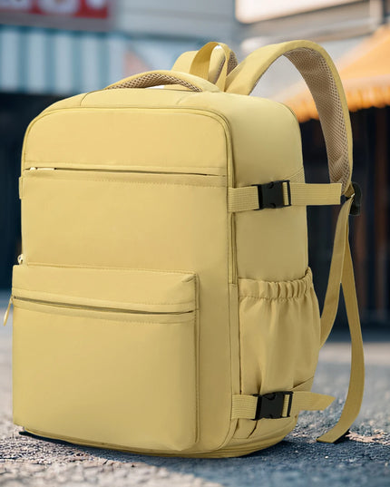 Rucksack mit Rolltop Gelb – Dein Statement