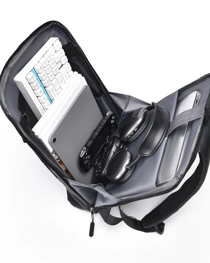 Rolltop Rucksack Wasserdicht Grau Urban