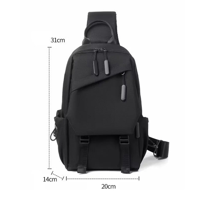 Dein praktischer Rolltop Sling Bag Herren