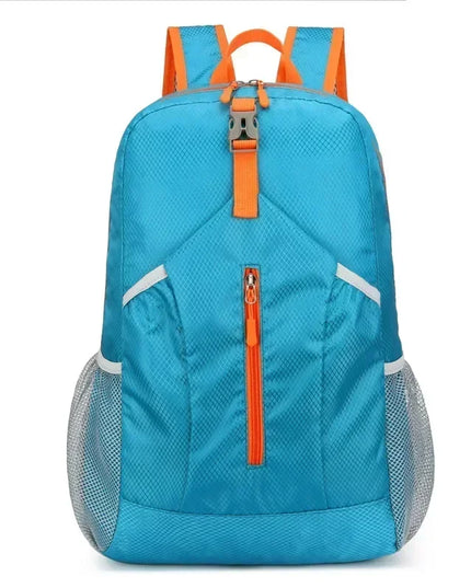 Rolltop Rucksack Wasserdicht Blau – Faltbar