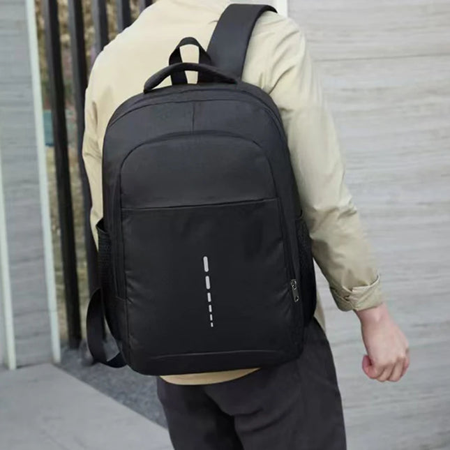 Rolltop Rucksack Schwarz – Mit Laptopfach
