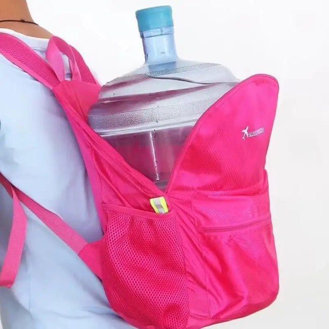 Faltbarer Rolltop Rucksack für Reisen