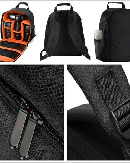 Rolltop Rucksack Wasserdicht Orange Kamera