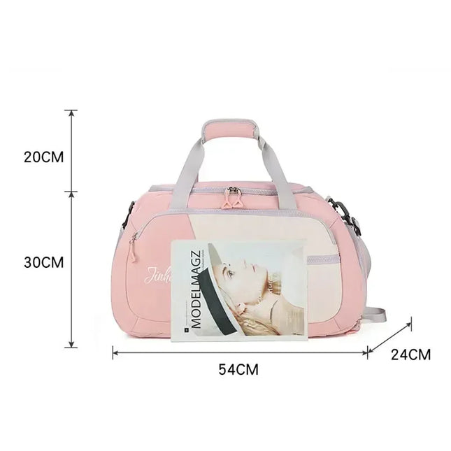 Rolltop Rucksack Wasserdicht Damen Pink –