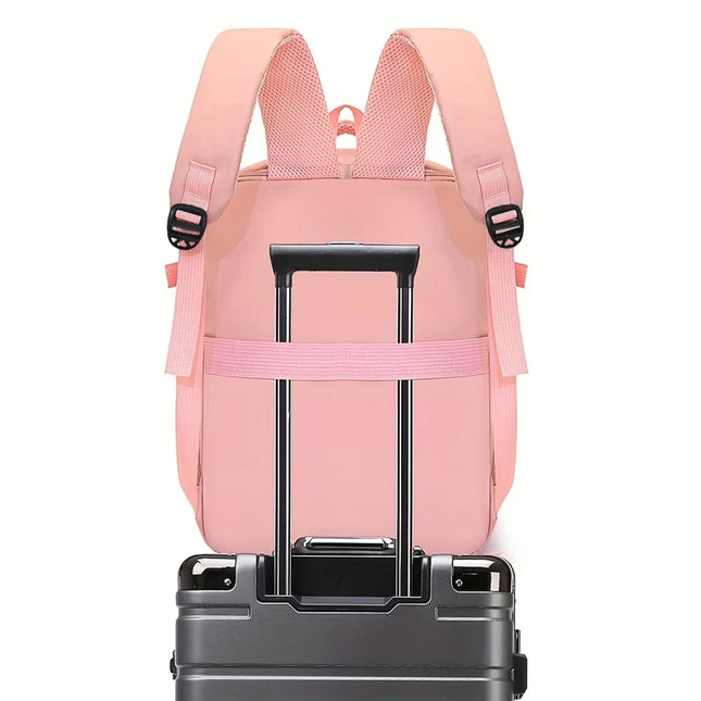 Rolltop Rucksack Pink – Dein farbiger