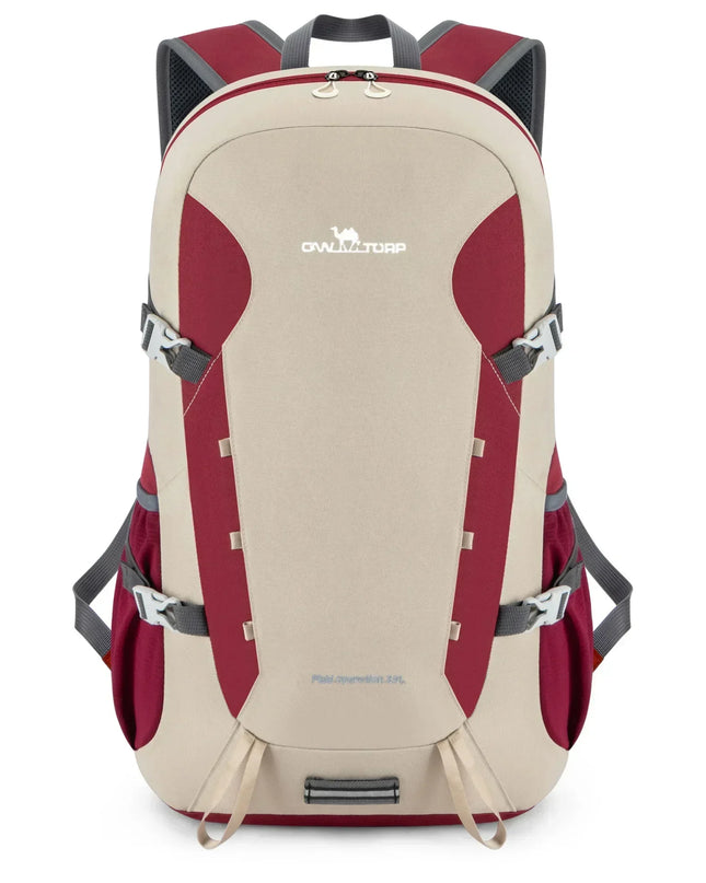 Rolltop Rucksack Wasserdicht Damen Rot Urban