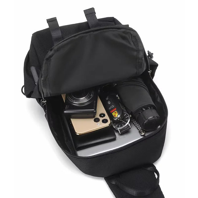 Dein praktischer Rolltop Sling Bag Herren