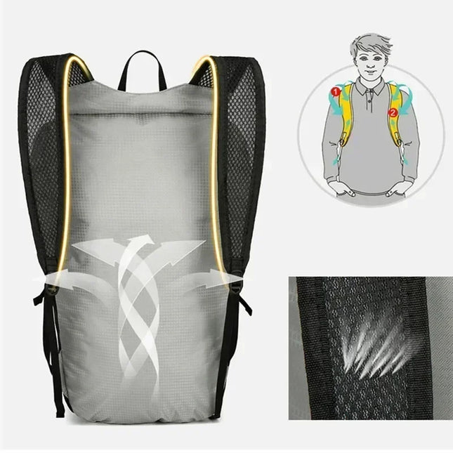 Leichter Rolltop Rucksack Wasserdicht