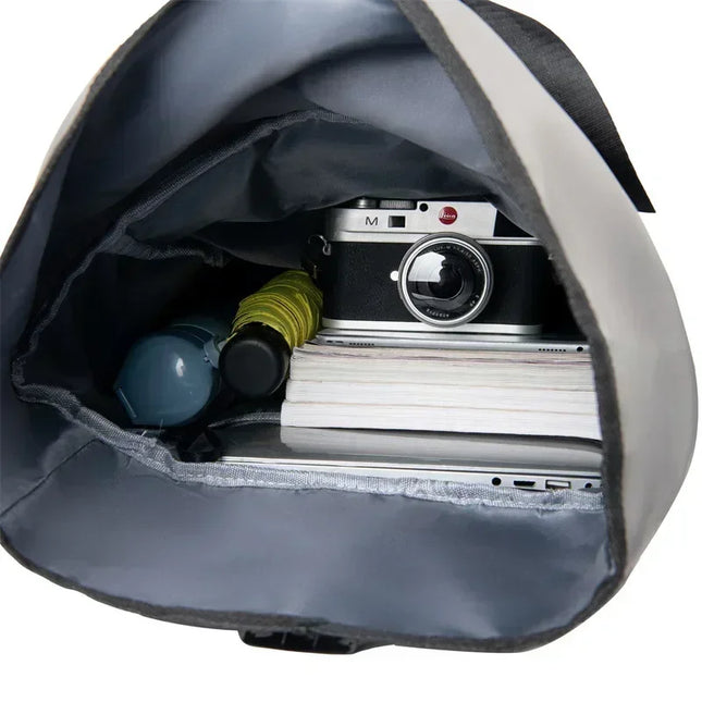 Rolltop Rucksack Wasserdicht Schwarz Urban