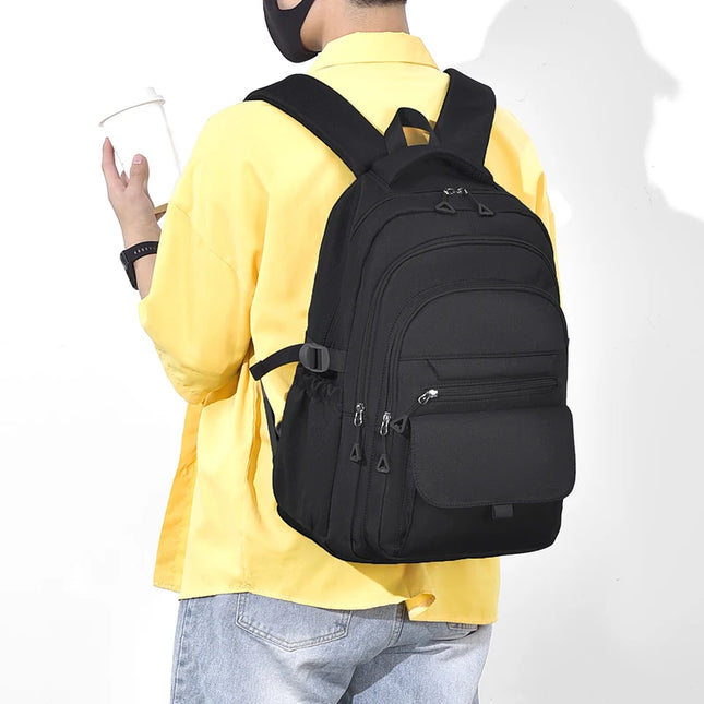 Rolltop Rucksack Wasserdicht Schwarz Urban