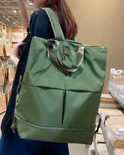 Urbaner Y2K Rolltop Rucksack Wasserdicht