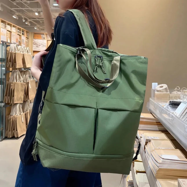 Urbaner Y2K Rolltop Rucksack Wasserdicht