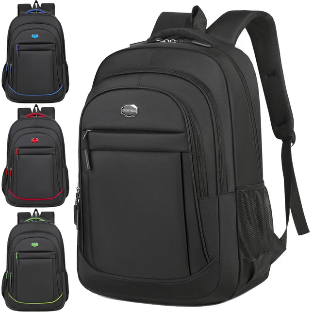 Rucksack mit Rolltop Schwarz – Dein