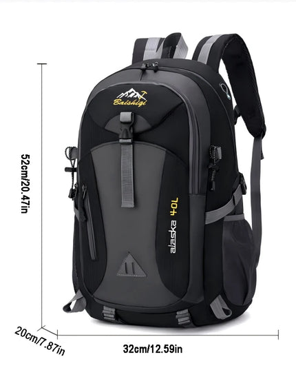 Rolltop Rucksack Wasserdicht Damen Blau – 40L