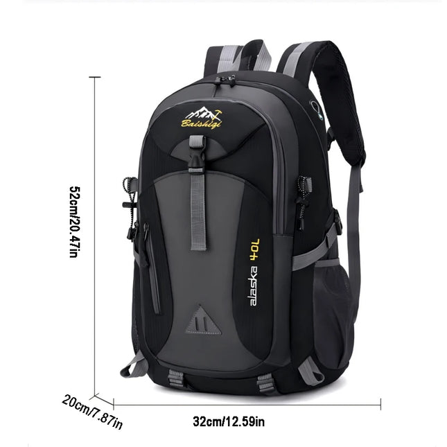 Rolltop Rucksack Wasserdicht Damen Blau – 40L