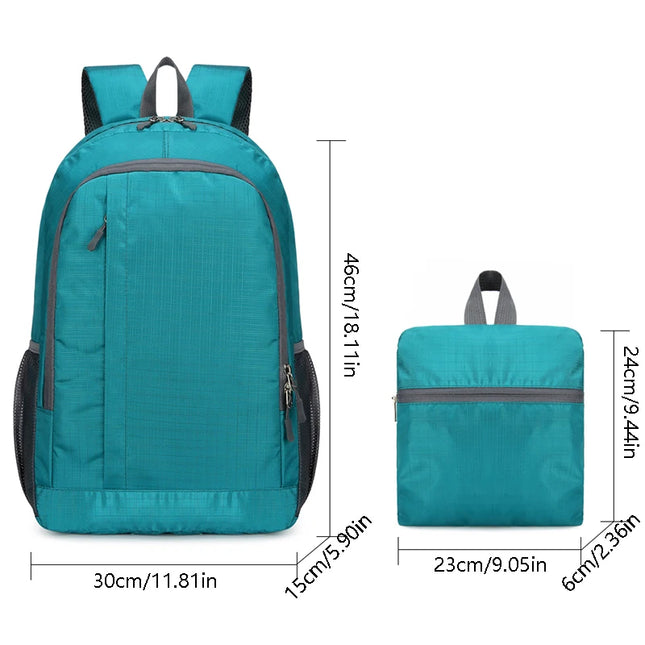 Rolltop Rucksack Schwarz – Dein faltbarer