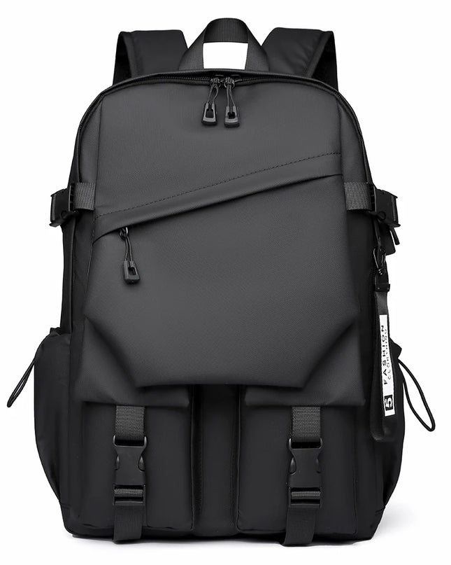 Rucksack mit Rolltop Schwarz – Stilvoll &