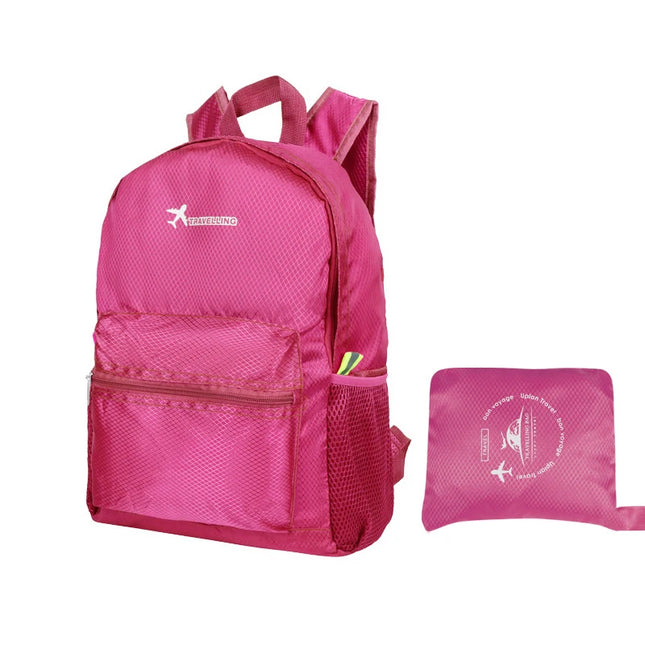 Rolltop Rucksack Wasserdicht Damen Rot Leicht