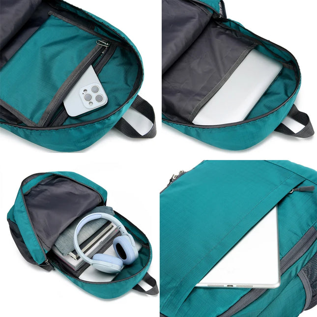 Rolltop Rucksack Blau – Dein Faltwunder
