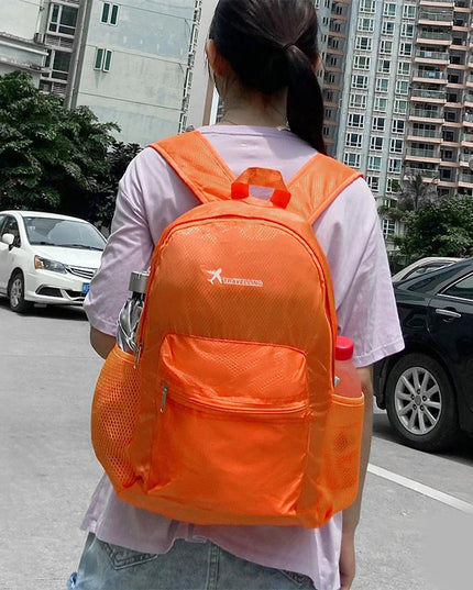 Rolltop Rucksack Wasserdicht Damen Rot Leicht