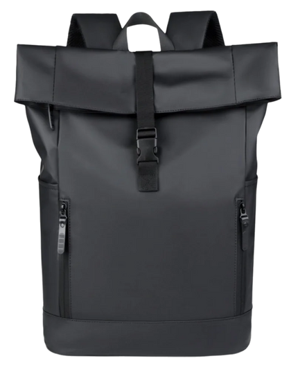 Rolltop Rucksack Wasserdicht Schwarz Urban