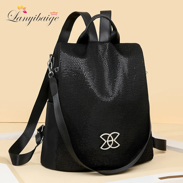 Rolltop Rucksack Schwarz – Urban & Sicher