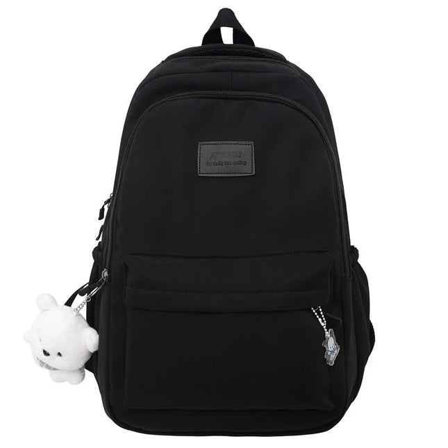 Rolltop Rucksack Wasserdicht Damen Schwarz –