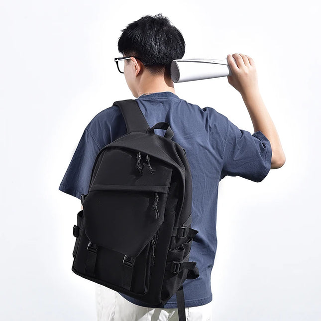Rolltop Rucksack Schwarz – Dein Essential