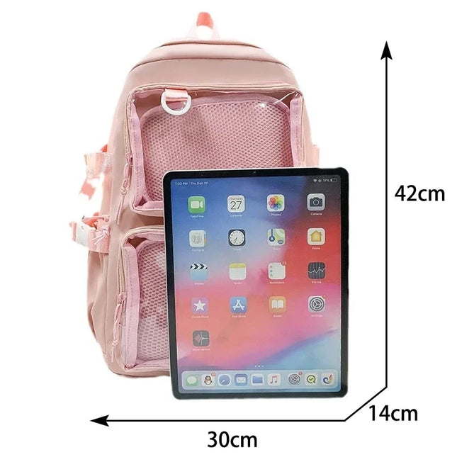 Dein blauer Rolltop Rucksack Damen